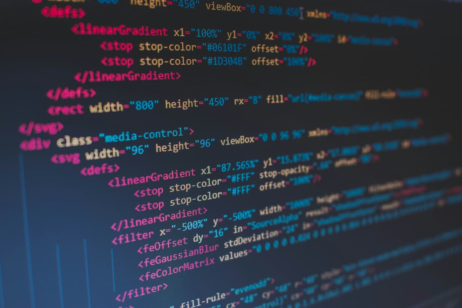Code on a developer workstation
